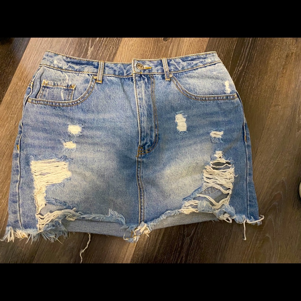 Forever 21 Jean Skirt